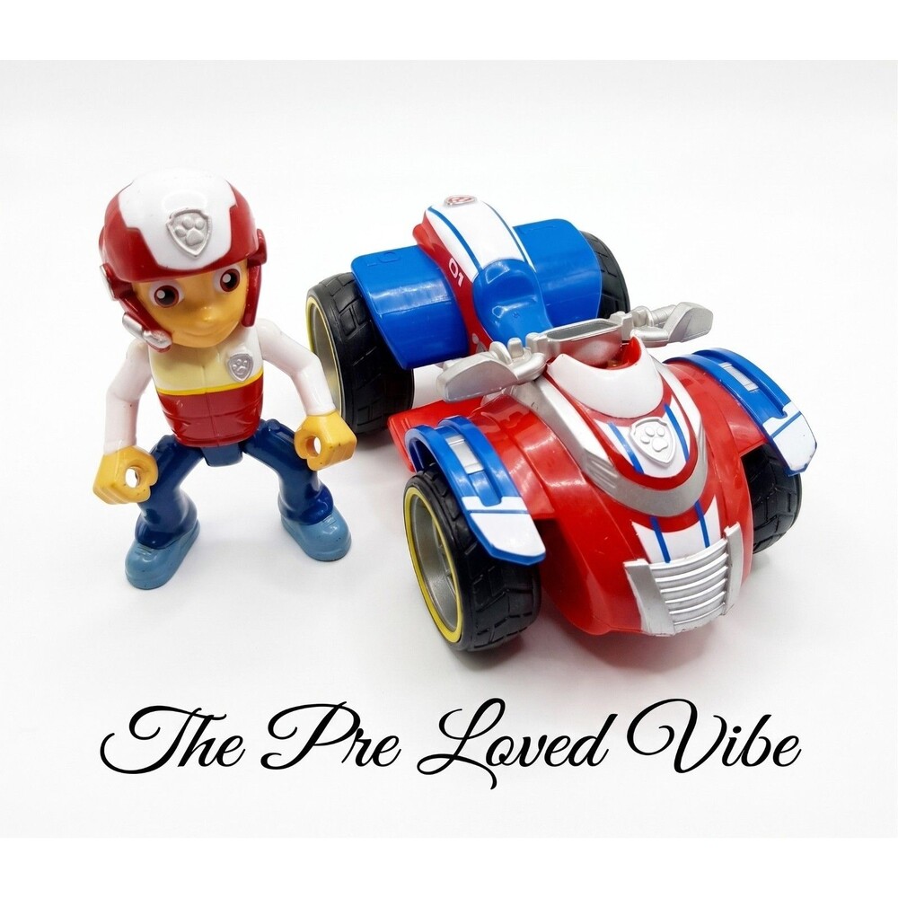 Paw Patrol Ryder Action Figure Rescue ATV Toy Vehicle Nickelodeon Spin Master